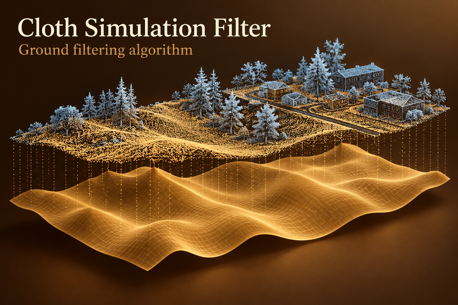 CSF - Ground Filtering Algorithm for LiDAR